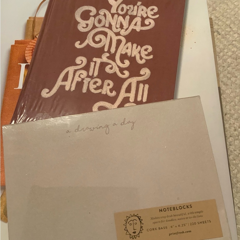 Inspirational Notebook - You’re Gonna Make it After All- a drawing a day -